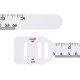 thumbnail image 4 of Unique Bargains Head Circumference Tape 24'(60cm) Flat Plastic Measuring Rule Measure for Child Head Arm Circumference, White, 4 of 7