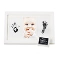 thumbnail image 1 of Newborn Baby Handprint Footprint Photo Frame Kit Perfect Baby Shower Gift, 1 of 6