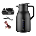 thumbnail image 3 of Car Kettle Kettle Truck Kettle Fast Heating Kettle Electric Car Kettle Tea Maker Black With Base, 3 of 9