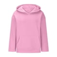 thumbnail image 4 of RXIRUCGD Chandails à Capuchon Surdimensionnés pour Femmes en Molleton Chandails à Manches Longues Chandails à Enfiler Tenues d'Automne avec Poche, Rose, Taille : S, 4 of 5