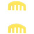 thumbnail image 1 of Decodeary Caoutchouc Pratique avec Silencieux Installation Dispositif Jaune 2Set, 1 of 6