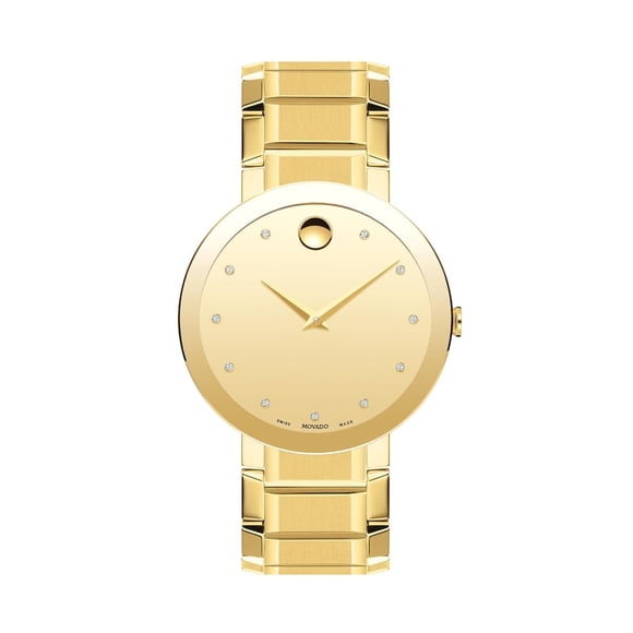Movado Sapphire Quartz Men's Watch 0607588