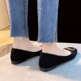 thumbnail image 5 of Cathalem Chaussures Plates pour Femme, Chaussures Plates de Marche à la Mode et Confortables, Blanc 42, 5 of 5