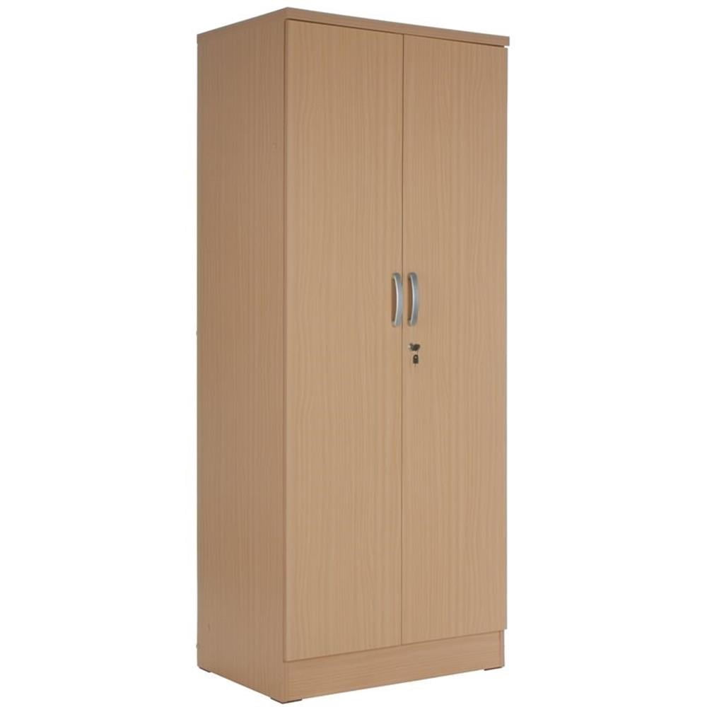 Armoire Rectangulaire Pemberley Row en Bois d'Ingénierie et Érable 72 Pouces Non Assemblée