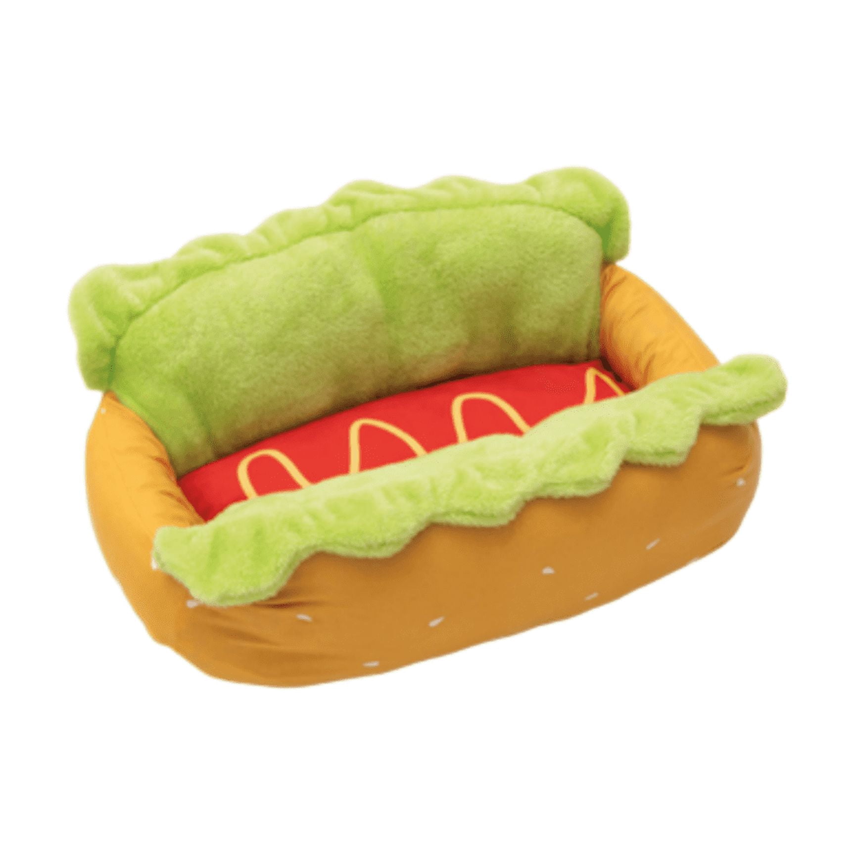 Hot Dog Shaped Pet Bed Suitable for All Dogs Cats