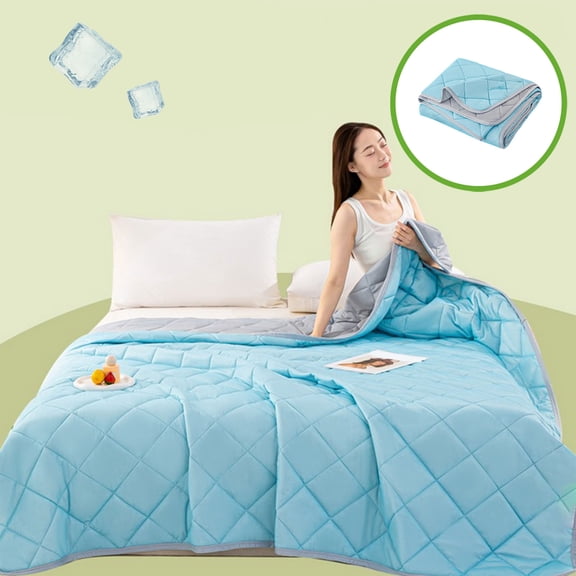 Summer Air Conditioning Quilt Cool Feeling Ice Silk Summer Quilt Thin Ice Cream Quilt Washable Washable