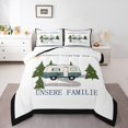 thumbnail image 2 of Erosebridal Happy Camping Bedding Sets Twin with Comforter, RV Car Duvet Insert, Rustic Farmhouse Decor, Reversible 2-Piece, 2 of 7