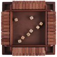 thumbnail image 1 of Shut the Box Game Funny Interactive 4-Player Wooden Dice Game Table Board Game, 1 of 8