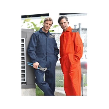 Coveralls Poly/Cotton Twill with Concealed Two-Way Zipper, Multiple Pockets, MULTICOLOR Available sizes Reg-Tall (Sold as 1's/ Pack)