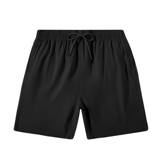 Birdeem Mens Shorts Mens Casual Surfing Solid Color Drawstring Elastic Quick-Dry Beach Shorts