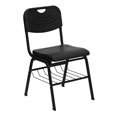 thumbnail image 1 of Scranton & Co Chaise Empilable en Plastique Noire, 1 of 4