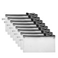 thumbnail image 1 of Aspire 16 Pcs Mesh Black Zip Pouches Transparent Document Folders A6 Size Travel Bags, 1 of 4