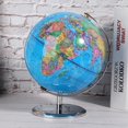thumbnail image 3 of Desktop Globe,  World Globe Practical World Globe, Teachers For Kids 20  With Light And Metal Bottom, 3 of 8