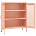 thumbnail image 2 of vidaXL Storage Cabinet Pink 80x35x101.5 cm Steel, 2 of 5