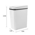 thumbnail image 3 of EGNMCR Bathroom Smart Trash Can Touchless Trash Can With Lid, Intelligent Induction Trash Bin, Large Capacity 12L For Laundry Living Room smart trash can, 3 of 6