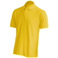 thumbnail image 2 of Basico Polos (Jaune) à Col pour Femmes 100 % Coton Manches Courtes Polos de Golf pour Hommes, 2 of 3
