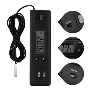 Compteur de température Compteur Lcd Sonde Capteur avec température électronique Aaa