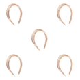 thumbnail image 3 of mmirethe Tendance 5mm Bandeaux en Acier Inoxydable pour les Filles Or 1mm 10 Pcs 5Set, 3 of 6