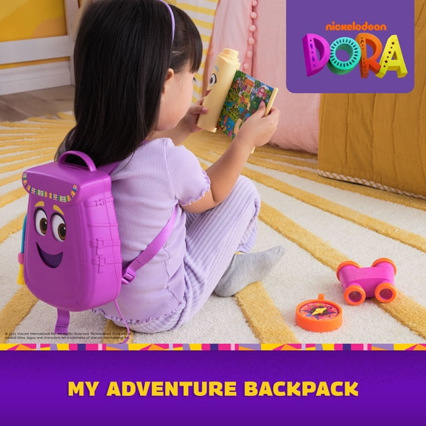 Dora, My Adventure Backpack, with Retractable Map, Toy Binoculars