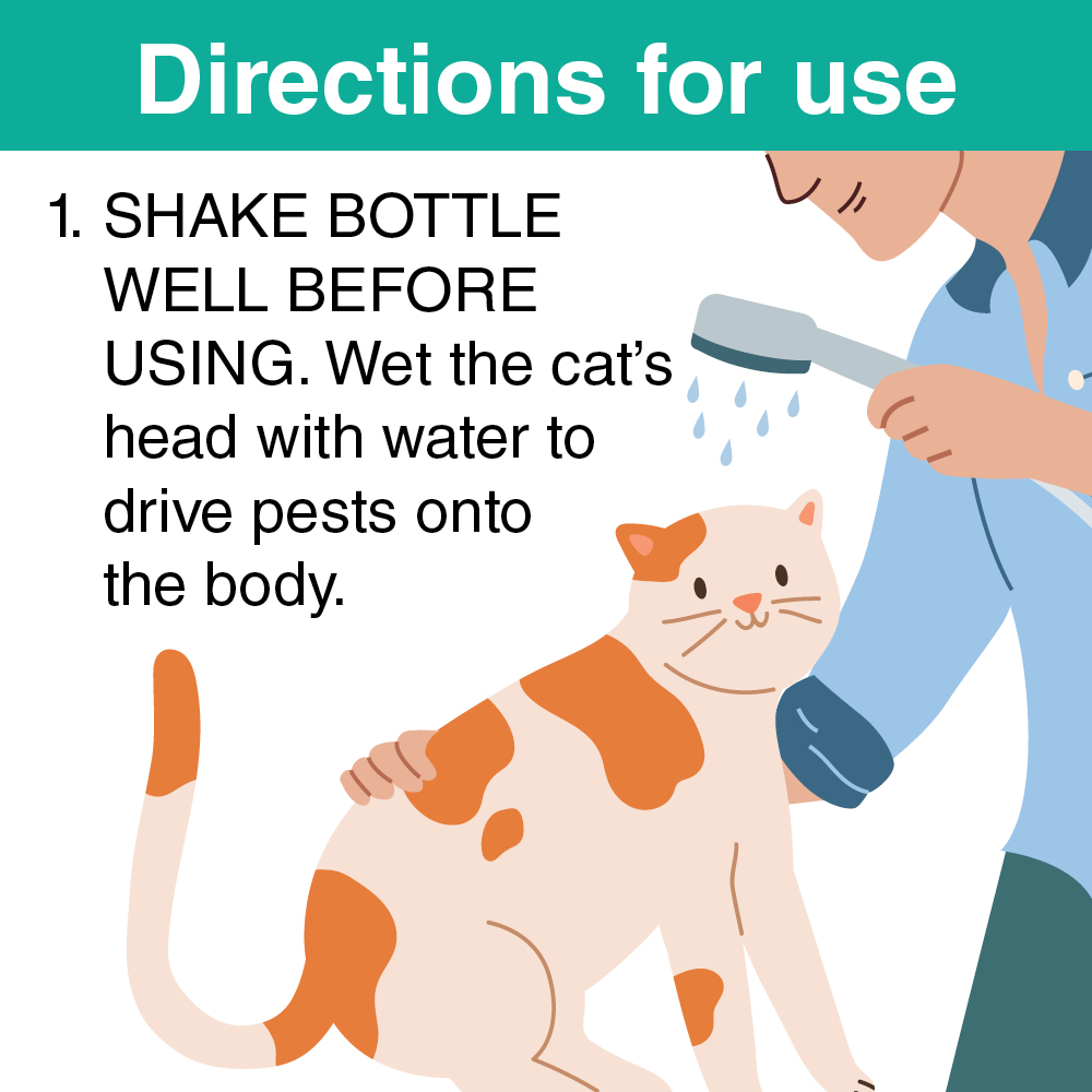 Zodiac Vaporisateur Anti-Puces & Tiques à Double Action pour Chats & Chatons, 236mL