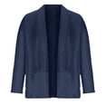 thumbnail image 4 of TIMIFIS Blazer Jackets for Women Open Front Long Sleeve Casual Work Office Blazers Spring and Fall Jackets-Navy - Fall/Winter, 4 of 6