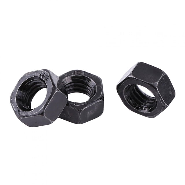 Nut,DIN934 Couleur Noire Carbone Écrou Métrique Hex Écrou Clarté Remarquable