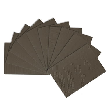 Unique Bargains 10pcs Corrugated Cardboard Paper Sheets,Brown,11.69-inch  x 8.30-inch,for Craft and DIY Projects