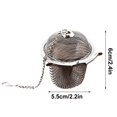 thumbnail image 3 of 10Pcs Tea Infuser! Kadlawus Tea Infuser Stainless Steel, Hanging Tea Strainer with Compartment, Loose Leaf Tea Filter, Reusable Tea Steeper for Mug, Tea Brewing Tool for Loose Tea, 3 of 9