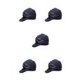 thumbnail image 3 of Wweixi Warm Up In Style With Fashionable Wool Cap For Cold Weather Knitted Hats Knitted Caps Funny Hat Wool Hat Ear Protectors dark grey 5Set, 3 of 6