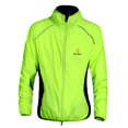 thumbnail image 1 of Cycling Jacket Waterproof Windproof Night Riding Running Jersey Long Sleeves - Green, L L, 1 of 8