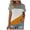 Jaune, variante sur AherBiu T-Shirts pour Femmes à Col Rond à Manches Courtes Hauts Coupe Ample Confortables en Coton Extensible T-Shirts Décontractés à Blocs de Couleur