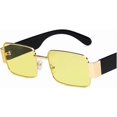 thumbnail image 1 of Lunettes de Soleil Décoratives Rétro Mode pour Hommes et Femmes en Extérieur (Couleur : H, Taille : 1), 1 of 4