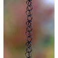 thumbnail image 4 of Monarch Aluminum Ring Rain Chain,8-1/2 Feet Length (Flat Black Powder Coated), 4 of 9