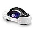thumbnail image 3 of TRANSNOVO Compatible with Oculus Quest 2 Head Strap, VR Accessory for Meta Quest 2, One-Button Retractable Lightweight Elite Strap (Quest 2 Head Strap), 3 of 4