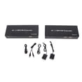 thumbnail image 2 of 4K 120m KVM Extender, HD Multimedia Interface KVM USB Extender Transmit 1080p HD Video Over Cat5e/6/6a/7 Ethernet Cable 120m for Mouse and Keyboard Control Remote Signals, 2 of 7