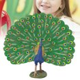thumbnail image 4 of Children Toy Peacock Ornament, Peacock Model, Christmas Office Gift For Home, 4 of 8