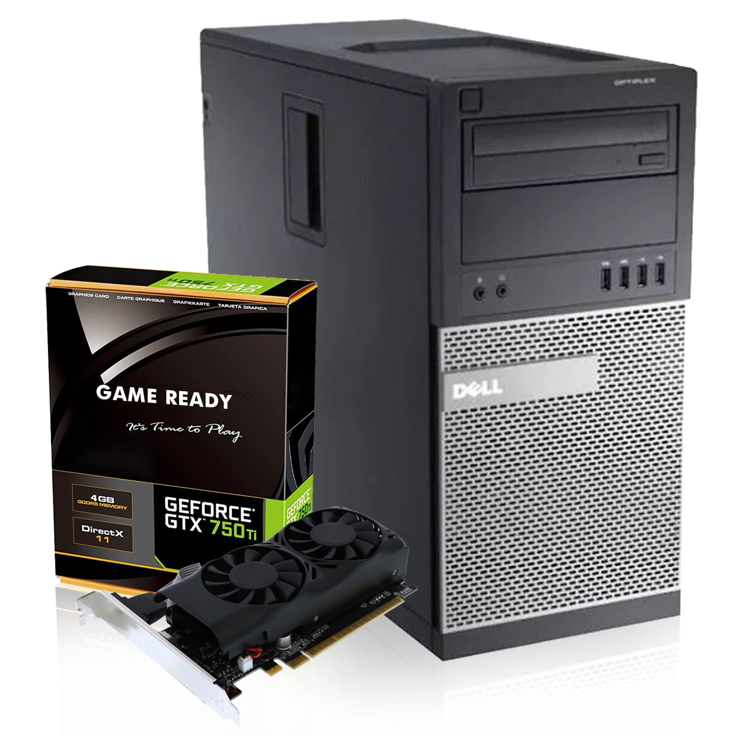 Gaming Dell Optiplex MiniTower PC with GeForce GTX 750Ti 4GB DDR5