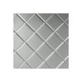 thumbnail image 1 of Fasade Quilted Brushed Aluminum Wall Panel Sample 12" x 12", 1 of 1