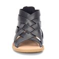 thumbnail image 3 of Born Women Iwa Woven Sandals, Medium Width, Back Functional Zipper, Black, 3 of 5