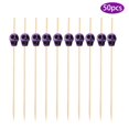 thumbnail image 1 of Cqxid Wine Rack Decoration Under $5 50pc Bamboo Pick Buffet Fruit Fork Party Dessert Stick Cocktail Skewer, 1 of 8