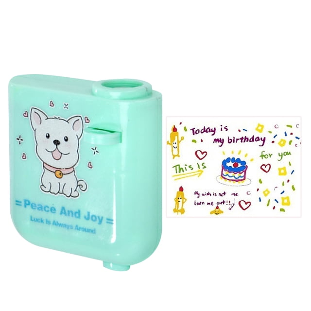 Projection Light Happy Birthday Projector Mini Birthday Projection Lamp Portable Kids Projection Light For HouseholdSquare 1 Green