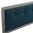 thumbnail image 3 of Draper Tufted Queen Fabric and Wood Headboard - Gray Azure, 3 of 4