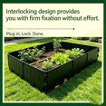 thumbnail image 4 of Linnome Plastic Garden Edging Fence Flower Bed Border for Pathways Yard and Landscaping 6.3x5.12 Inch, 4 of 6