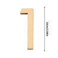 thumbnail image 1 of Tumotour 7CM Acrylic Number Plates For Elegant And Stylish Decor, 1 of 3