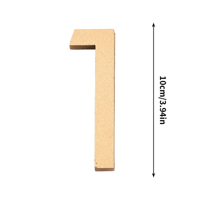 Tumotour 7CM Acrylic Number Plates For Elegant And Stylish Decor