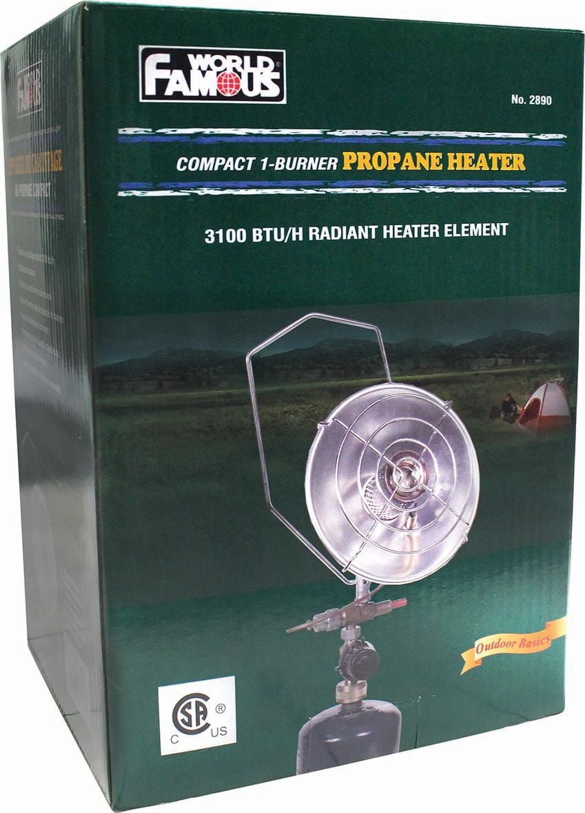 Chauffage au Propane Compact à 1 Brûleur de World Famous