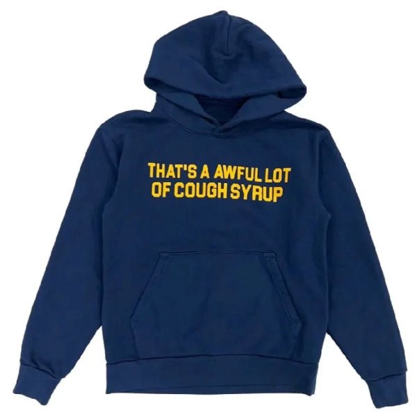 Peut Tre Rendu en Chandails à Capuchon à Capuche pour Vêtements d'Hommes (Bleu Foncé, S)