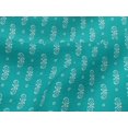 thumbnail image 4 of oneOone Viscose Jersey Fabric Circle|Leaves & Paisley Block Printed Craft Fabric BTY 60 Inch Wide, 4 of 5