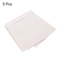 thumbnail image 3 of Unique Bargains Sac-Cadeau en Papier 25x25 cm avec Poignée, Sac de Rangement pour Souvenirs de Fête, Blanc, Lot de 5, 3 of 5