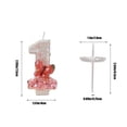 thumbnail image 3 of Yhmxh Bougies d'Anniversaire Papillon Rouges 0-9, Bougie Chiffre Pailletée Papillon Décorations de Gâteau pour Enfants Adultes Anniversaire Mariage Anniversaire Fournitures de Fête Décorations de Noël en Liquidation - Numéro 1, 3 of 6